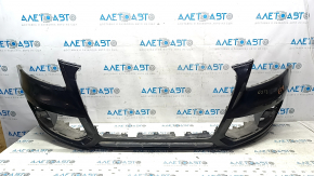 Bare front bumper Audi Q5 8R 13-17 rest, black LY9B, for parking sensors, scratches