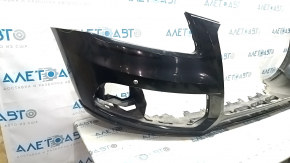 Bare front bumper Audi Q5 8R 13-17 rest, black LY9B, for parking sensors, scratches