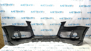 Bare front bumper Audi Q5 8R 13-17 rest, black LY9B, for parking sensors, scratches