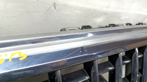 Radiator grill Audi Q5 8R 13-17 rest, gloss, chrome, chrome inserts, for parking sensors sand