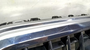 Radiator grill Audi Q5 8R 13-17 rest, gloss, chrome, chrome inserts, for parking sensors sand