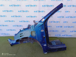 Front left quarter Kia Niro 17-22 HEV sawed off, blue