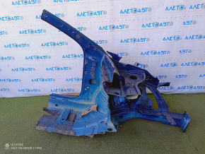 Front left quarter Kia Niro 17-22 HEV sawed off, blue