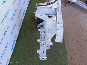 Front left quarter VW Passat b7 12-15 USA white, sawn off, with central pillar, dented