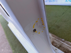 Front left quarter VW Passat b7 12-15 USA white, sawn off, with central pillar, dented