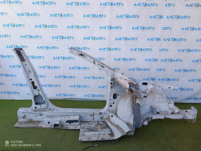 Front left quarter VW Passat b7 12-15 USA white, sawn off, with central pillar, dented