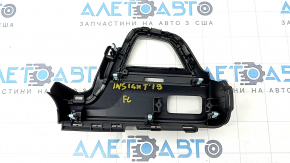 Upper left dashboard trim Honda Insight 19-22 black