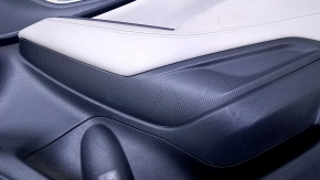 Door trim card front right Subaru Forester 19- SK black with gray insert cloth, armrest leather gray, molding black matte, dents, abrasions, scratches, for dry cleaning