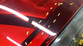 Outer wing light left Honda Insight 19-22 led, chipped, worn