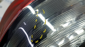 Outer wing light left Honda Insight 19-22 led, chipped, worn