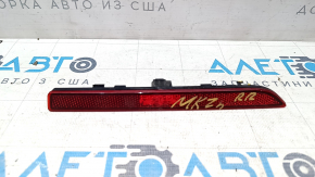 Reflector rear bumper side right Lincoln MKZ 13-20 dimensions, break fastener