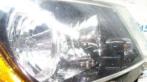 Headlight front right bare Jeep Compass 14-16 rest dark, sand, scratches 