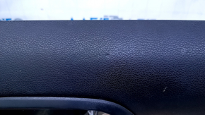 Door trim card front right Dodge Journey 11- black with light beige insert leather, armrest beige leather, scratches, abrasions, bumps