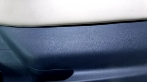 Door trim card front right Subaru Outback 15-19 black with beige insert leather, armrest beige leather, molding dark wood structure, HARMAN/KARDON, scratches, abrasions, bump, dent