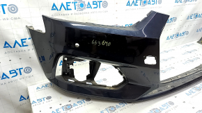 Bare front bumper Audi A5 F5 17-19 for parking sensors premium, prestige, blue, broken fasteners