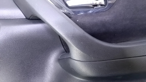 Door trim card front right Nissan Altima 13-18 black with black insert cloth, armrest black cloth, scuffs, dent, scratches