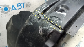 Front left fender liner Jeep Compass 11-16 torn at bend