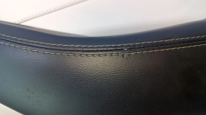 Door trim card front right Nissan Maxima A36 16- beige with beige insert leather, armrest black leather, molding gray structure, dents, abrasions, scratches, pokes