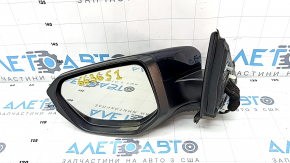 Side mirror left Honda Insight 19-22 5 pins, heated, blue, worn