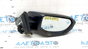 Side mirror right Honda Insight 19-22 10 pins, camera, heated, blue, worn