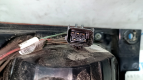 Left headlight Jeep Compass 14-16 rest dark, scratches