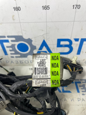 Wiring front bumper Ford Escape MK3 17-19 under fog lights, without parking sensors