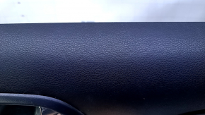 Door trim card front right Dodge Journey 11- black with black insert leather, armrest black leather, bumps, scratches, abrasions
