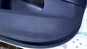 Door trim card front right Dodge Journey 11- black with black insert leather, armrest black leather, bumps, scratches, abrasions