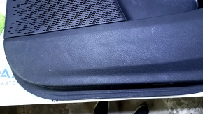Door trim card front right Dodge Journey 11- black with black insert leather, armrest black leather, bumps, scratches, abrasions