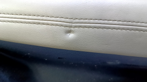 Door trim card front right Dodge Journey 11- black with light beige insert leather, armrest beige leather, scuffs, bumps