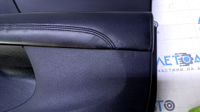 Door trim card front right Dodge Journey 11- black with black insert leather, armrest black leather, scratches, abrasions, bumps