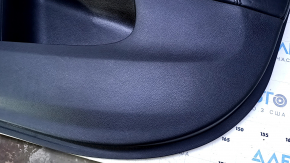 Door trim card front right Dodge Journey 11- black with black insert leather, armrest black leather, scratches, abrasions, bumps