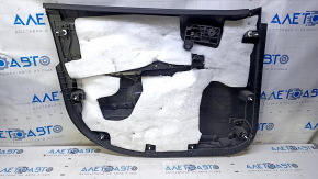 Door trim card front right Dodge Journey 11- black with black insert leather, armrest black leather, scratches, abrasions, bumps