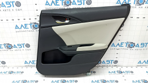 Door trim card rear right Honda Insight 19-22 black, gray insert, armrest cloth, scratches, for cleaning