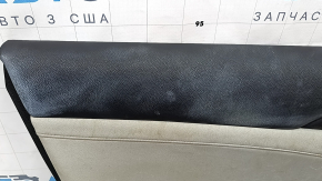 Door trim card front left Honda Insight 19-22 black, gray insert, armrest cloth, scratches, needs cleaning, dented fastening