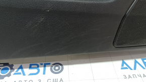 Door trim card front left Honda Insight 19-22 black, gray insert, armrest cloth, scratches, needs cleaning, dented fastening