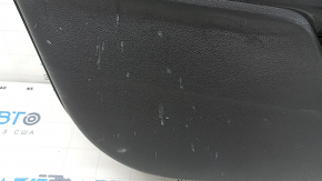 Door trim card front left Honda Insight 19-22 black, gray insert, armrest cloth, scratches, needs cleaning, dented fastening
