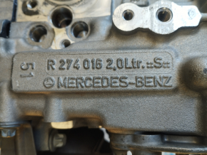 Engine Mercedes W213 E 300 17-19 2.0T M274 E20 78k, compression 13-13-13-13, non-factory hole, broken dipstick