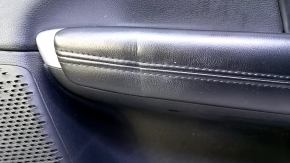 Door trim card front right Dodge Journey 11- black with black insert leather, armrest black leather, scratches, abrasions, dents