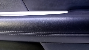 Door trim card front right Dodge Journey 11- black with black insert leather, armrest black leather, scratches, abrasions, dents