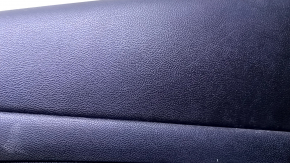 Door trim card front right Dodge Dart 13-16 black with dark gray insert cloth, armrest black leather, dents, scratches, abrasions