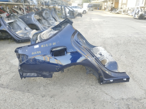 Quarter wing rear right Mercedes W213 E 17-20 on the body, blue, pokes