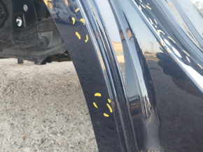 Quarter wing rear right Mercedes W213 E 17-20 on the body, blue, pokes