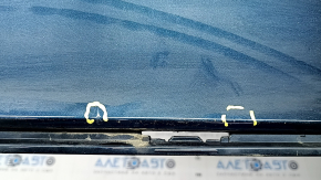 Rear bumper bare Toyota Camry v70 18- LE\XLE, blue, broken mount, scratches, dents