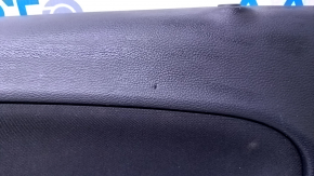 Door trim card front right Dodge Challenger 15-19 rest black with black insert cloth, armrest black leather, scratches, bumps, abrasions