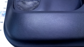 Door trim card front right Fiat 500L 14- black with brown insert leather, armrest brown leather, scuffs, scratches, bumps