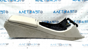 Central console armrest Mercedes W213 E 17-21 beige leather, dry-cleanable