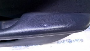 Door trim card front right Chrysler 200 15-17 black with black insert cloth, armrest black leather, molding under the tree black structure, scratches, abrasions, dents, butt