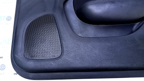 Door trim card front right Chrysler 200 15-17 black with black insert cloth, armrest black leather, molding under the tree black structure, scratches, abrasions, dents, butt