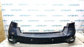 Bare rear bumper Dodge Journey 11- SXT blue PPS, scratches, rubbed